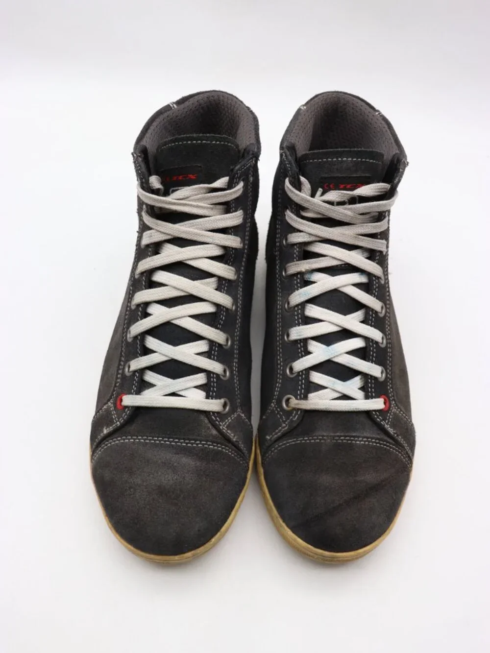 TCX X-Street Men's Size 10 Waterproof Motorcycle Boots Gray Lace Up